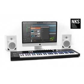 Native instruments KOMPLETE KONTROL S88 mk2 Pro midi Keyboard - aangesloten