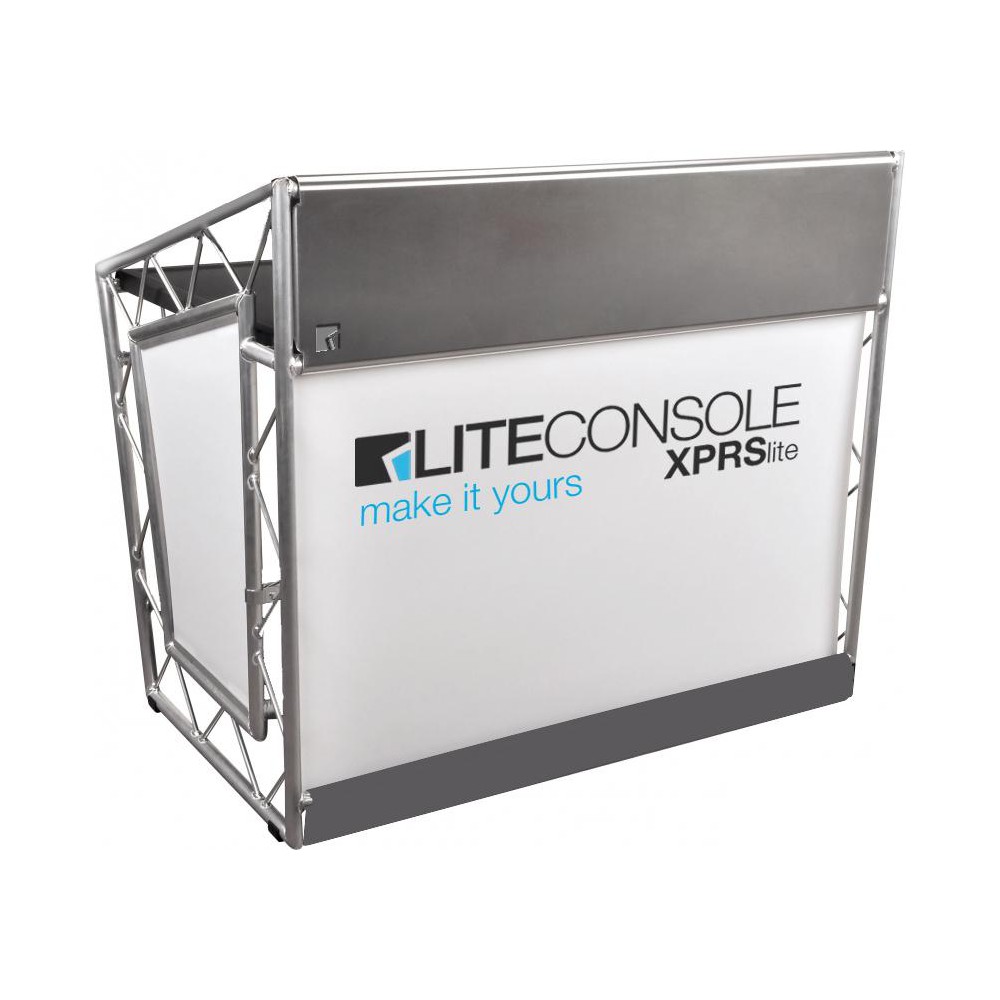 LiteConsole XPRSlite V2 Stevige lichte DJ booth voor on the road