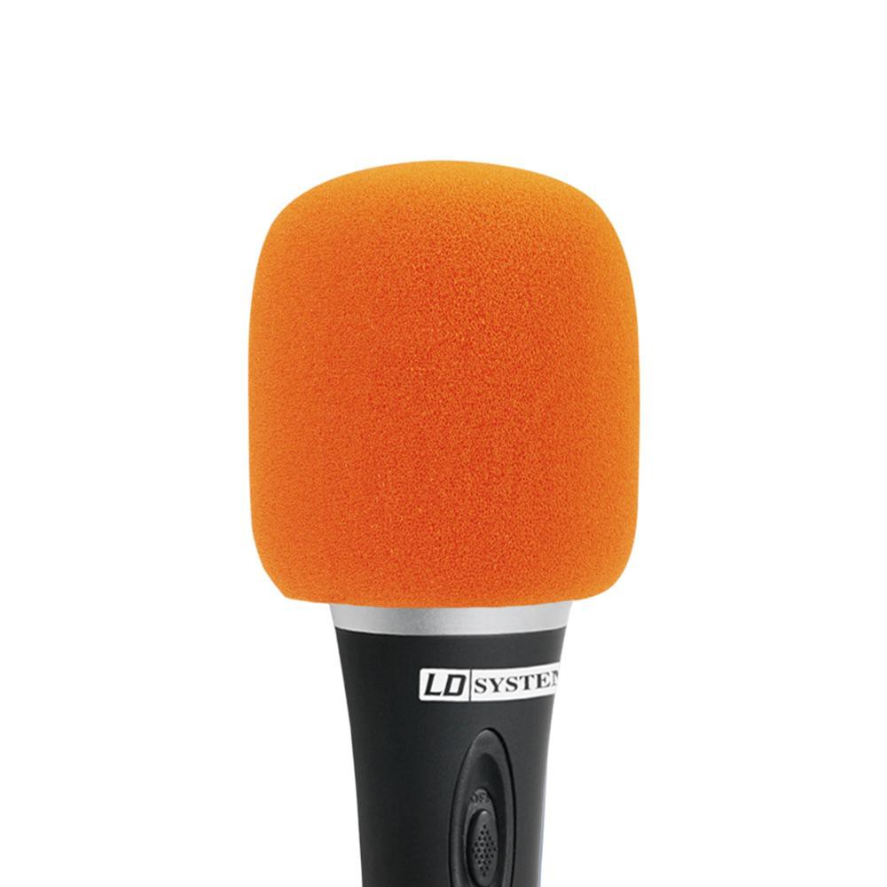 Een evenement verkouden worden verrassing LD Systems D913ORG - Windkap voor microfoon oranje