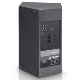 achterkant en aansluitingen LD Systems DDQ 15 - Actieve 15" PA Speaker met DSP