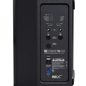 LD Systems STINGER10A G3 Actieve 10" PA Speaker - aansluitingen en bediening