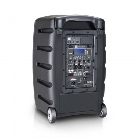 LD Systems Roadbuddy 10 Portable speaker - Achterzijde met aansluitingen en bediening