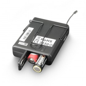 batterij houder zender beldpack LD Systems WS ECO 2X2 BPH - Dubbele draadloze UHF headset microfoon set