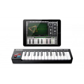 Akai Pro LPK25 Wireless - Draadloze MIDI Keyboard controller (Bluetooth) tablet