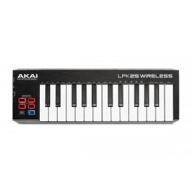 bovenkant Akai Pro LPK25 Wireless - Draadloze MIDI Keyboard controller (Bluetooth)