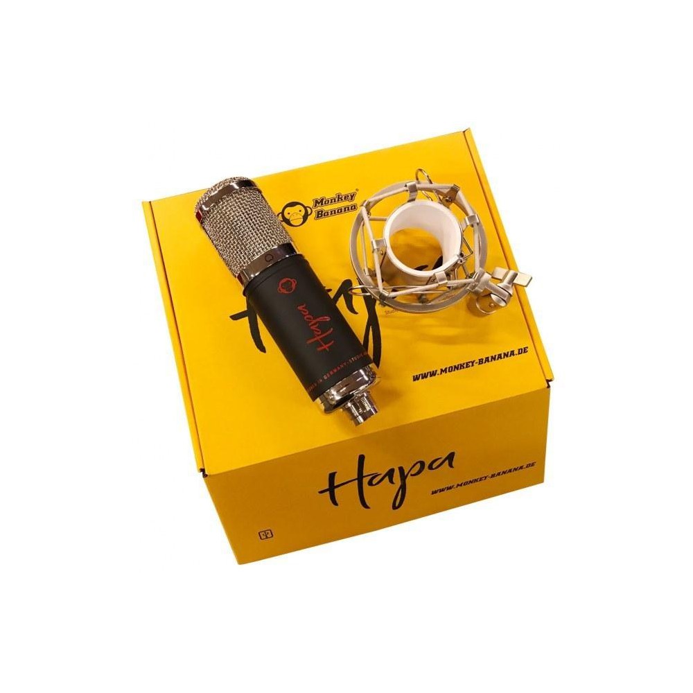 Monkey Banana Hapa - USB Condensator Microfoon (ZWART)