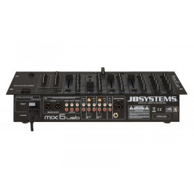 JB Systems MIX 6 USB - Café / DJ Mixer met USB geluidskaart