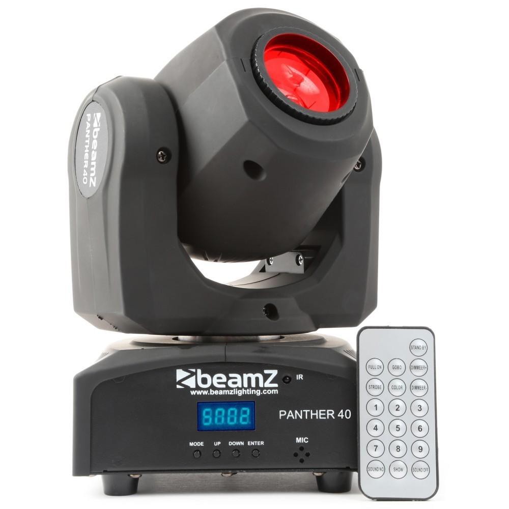 BeamZ Panther 40 - Led Spot movinghead met 45W LED en 7 kleuren en gobo's