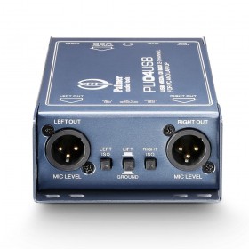 Palmer Pro PLI 04 USB - 24-bit stereo D / A converter DI Box met xlr aansluitingen