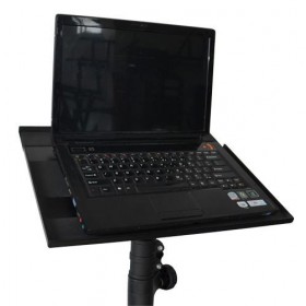 Ibiza Sound SLAP150 - Laptop platform voor luidspreker standaard, voorbeeld met 15" laptop