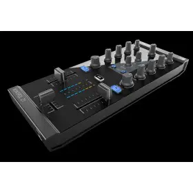 Traktor Kontrol Z1 2 kanalen Mixer Pro Dj Software Controller schuin voor boven zwart