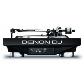 Denon DJ VL12 Prime - professionele dj draaitafel - zijkant rechts, aansluitngen