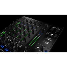 Denon DJ X1800 Prime Professionele 4-kanaals DJ Club Mixer EQ en vu meter