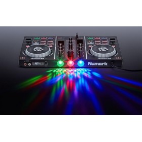 Numark Party Mix DJ Controller met Built In Light Show  achterkant