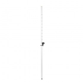 uitgeschoven Gravity SP2342W Verstelbare Speaker Pole, 35 mm naar M20 1800 mm Wit