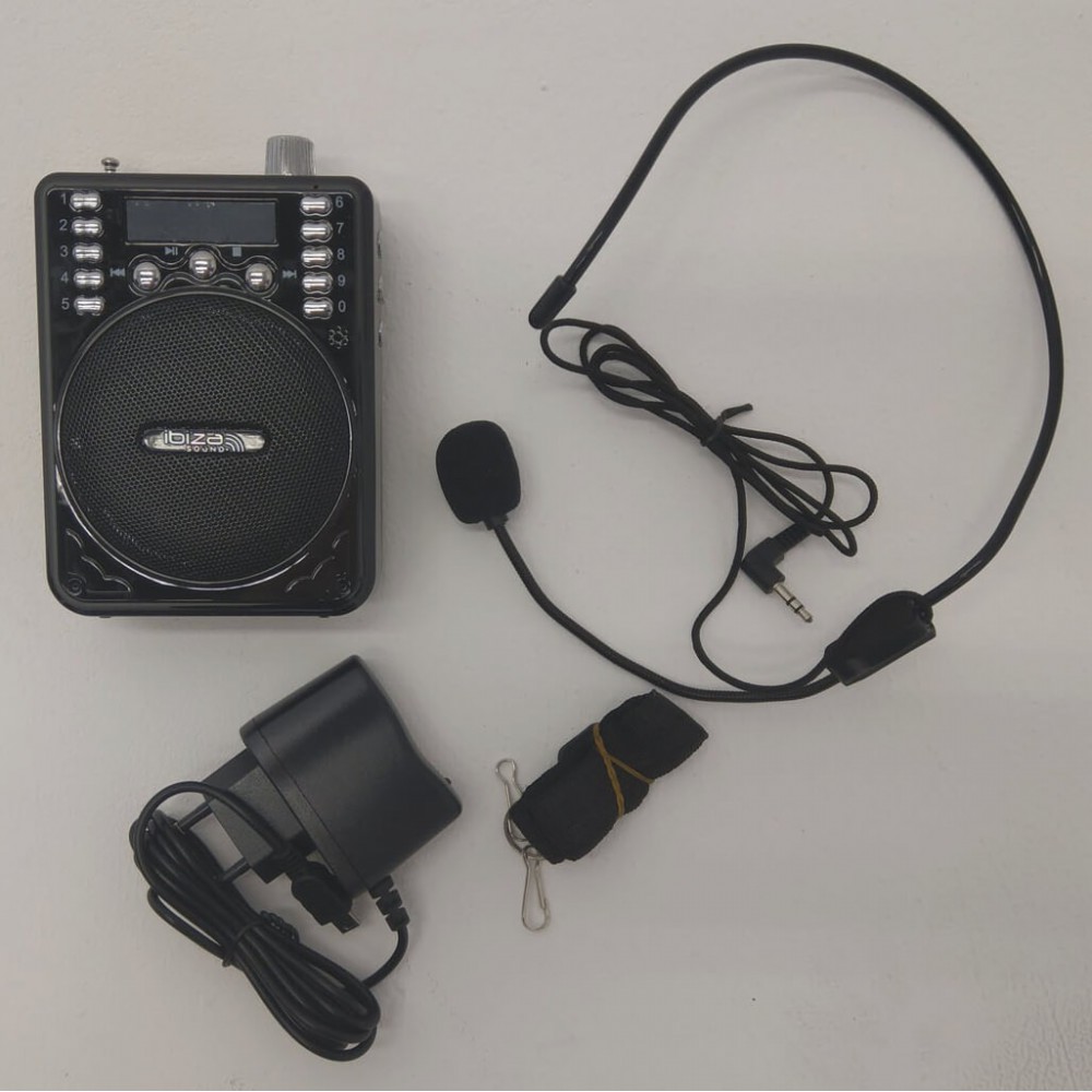 Ibiza Sound PORT1-BT - Compacte luidspreker met Bluetooth 30W compleet