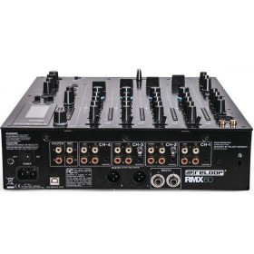 Achterkant aansluitingen Reloop RMX-60 Digital - Digitale 4+1 channel DJ Mixer met FX