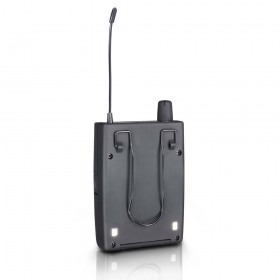 LD Systems MEI 1000 G2 Bundel - Draadloos in-ear monitorsysteem 2 x beltpack en 2 x in-ear-headset - dj-verkoop - beltpack dicht