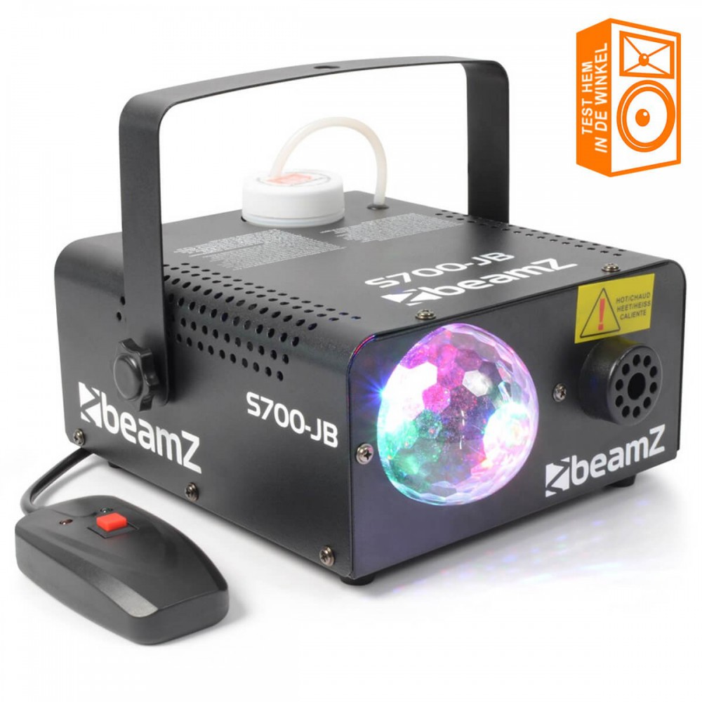 BeamZ S700-JB - Rookmachine + Jelly Ball LED in showmodel in de winkel
