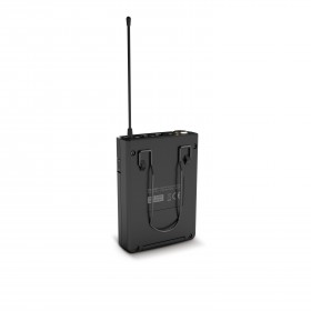 LD Systems U300 BPH series Draadloos microfoonsysteem met bodypack en headset - u305 bodypack achterkant