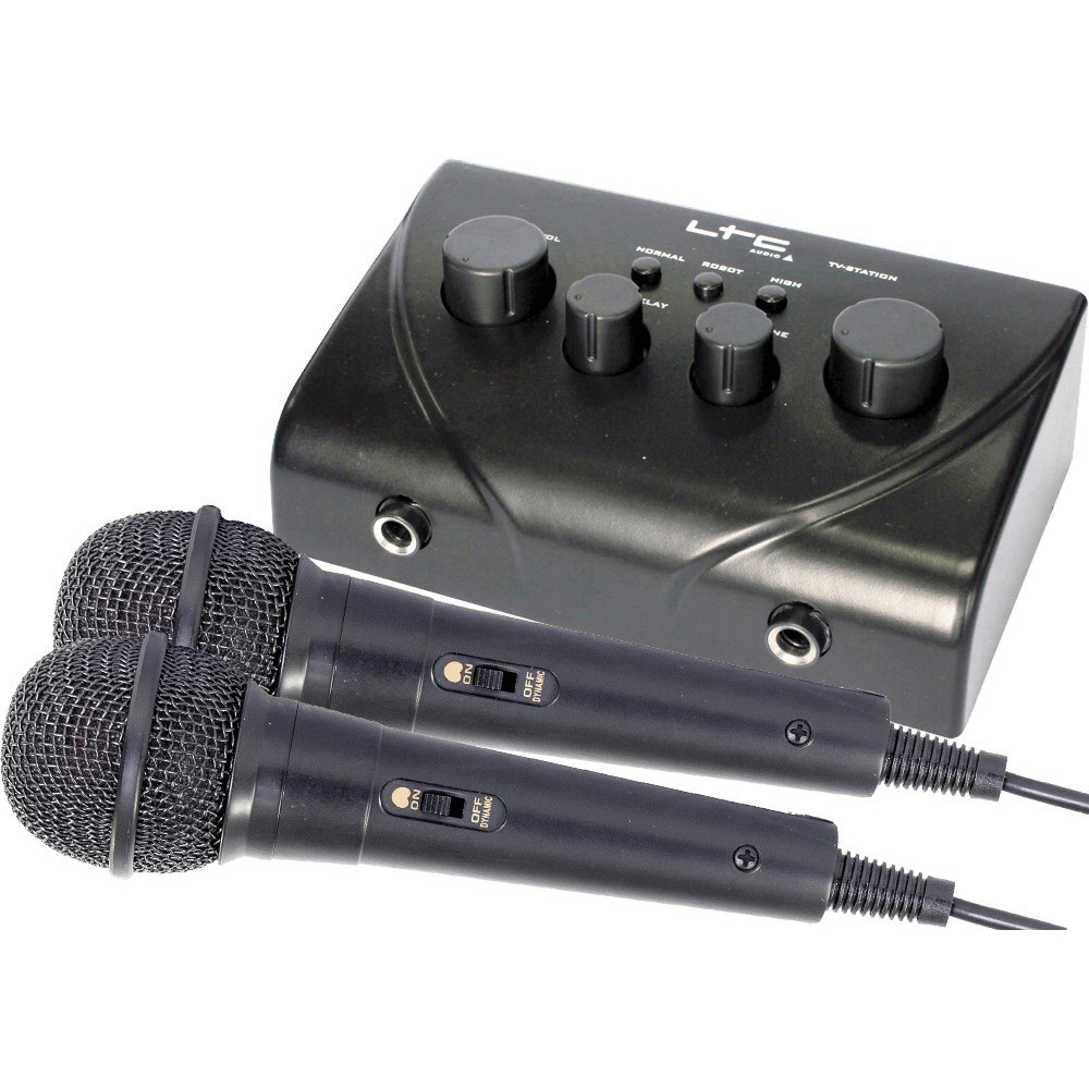 LTC Karaoke Mixer Met 2 Microfoons