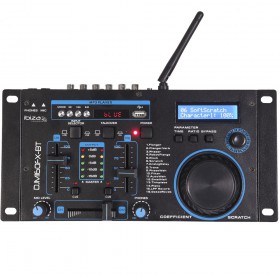 Ibiza Sound DJM160FX-BT 2-Kanaals megpaneel met 16 DSP effecten voorkant