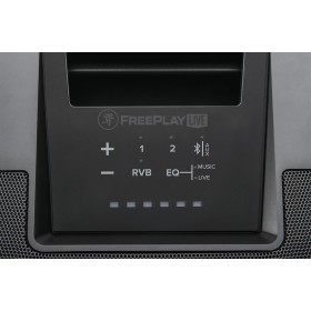Mackie FreePlay LIVE - Draadloze PA Bluetooth Speaker - bedienings paneel