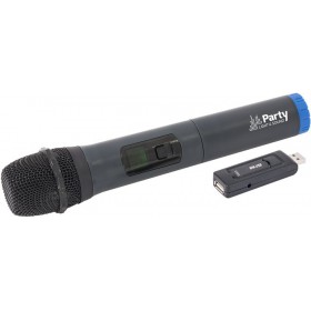 Party Light & Sound Draadlose UHF Microfoon systeem via USB