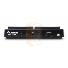 Alesis SamplePad 4 Percussie en sample-triggering instrument achterkant en aansluitingen overzicht