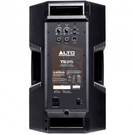 Achterkant aansluitingen Alto Professional TS315 15" actieve fullrange luidspreker 2000W