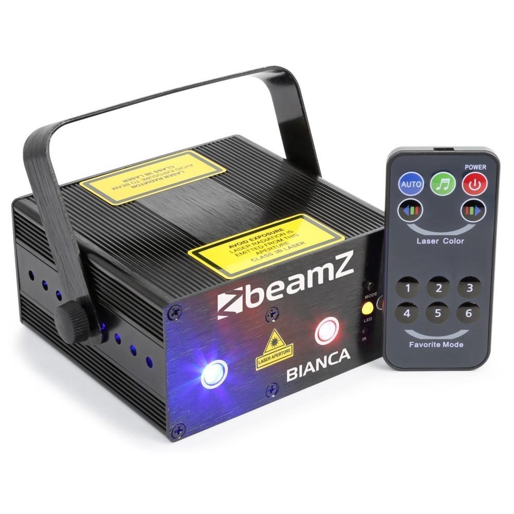 BeamZ Bianca - Double Laser 330mW RGB Gobo IRC