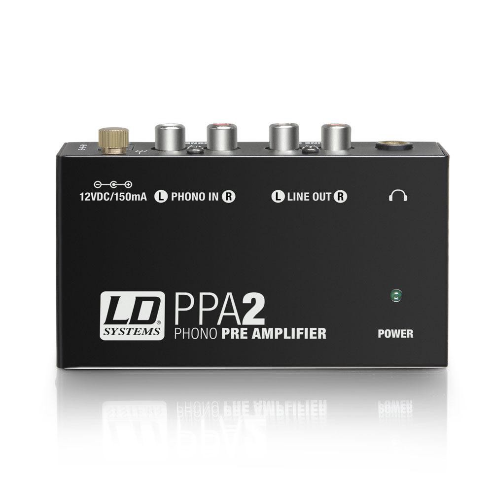 LD Systems PPA 2 - Phono Voorvesterker en Equalizer voorzijde