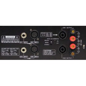 IBIZA Sound AMP2000 versterker van 2x1600W max. aansluitingen