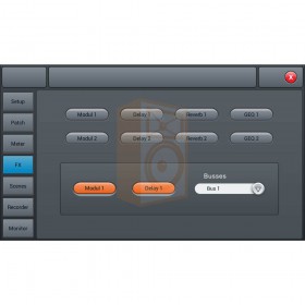 scherm 4 Audiophony Livetouch20 - 20 kanalen digitale mixer