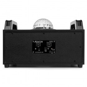 Fenton KAR100 Sing Station - 100w speaker met accu achter zijde en aansluitingen