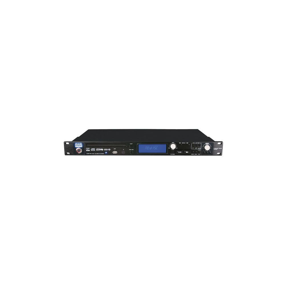 DAP CDMP-150 MKII - 1U CD/USB/MP3 speler voorkant en bediening