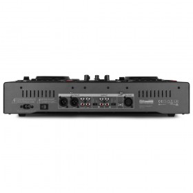 Vonyx CDJ450 - Twin Top CD/MP3/USB Speler/Mixer met Bluetooth  achterkant en aansluitingen