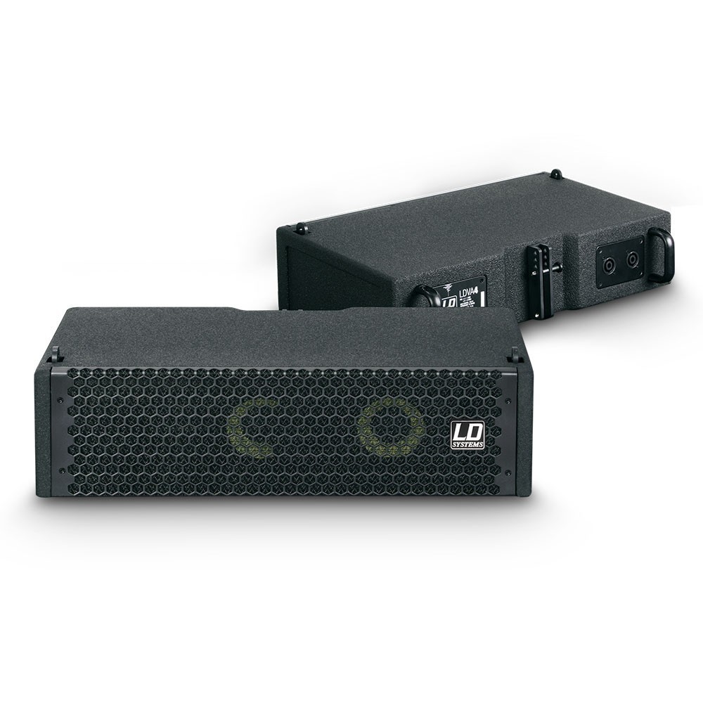 LD Systems VA 4 Dual 4" Line Array Speaker - voor en achterkant