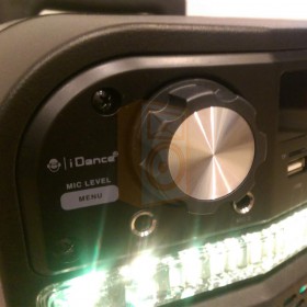 Idance Groove 408x 200 watt draadloze speaker - bediening links