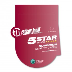 Adam Hall K5 S215 SS serie - Speaker Kabel - Adam Hall 5 sterren logo