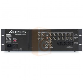 Alesis MultiMix 10 Wireless 10 kanaals rackmountmixer met Bluetooth Wireless - achter aanzicht en aansluitingen