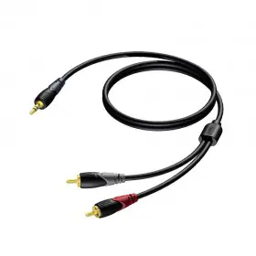 Procab CLA711 serie - 3.5 mm Jack male stereo - 2 x RCA male