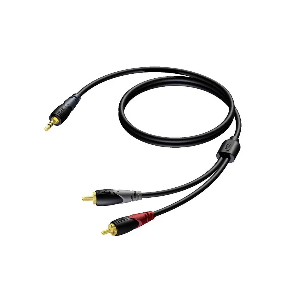 Procab CLA711 serie - 3.5 mm Jack male stereo - 2 x RCA male