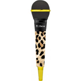 IDance CLM7 Karaoke microfoon Cheeta/zwart/geel