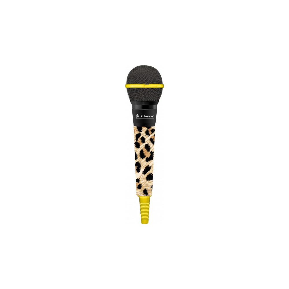IDance CLM7 Karaoke microfoon Cheeta/zwart/geel