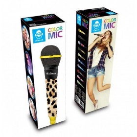 IDance CLM7 Karaoke microfoon Cheeta/zwart/geel - doos
