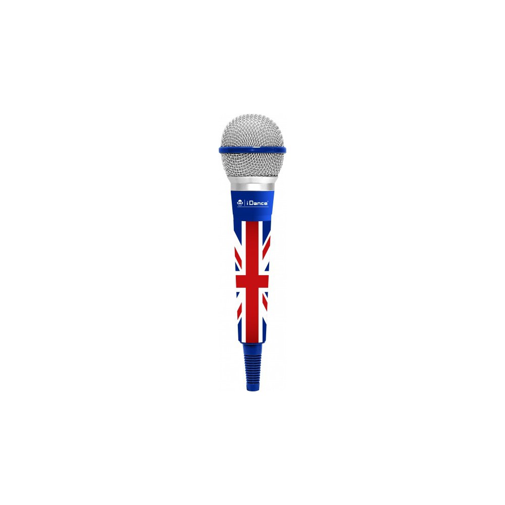 IDance CLM8 Karaoke microfoon UK/Blauw/Grijs