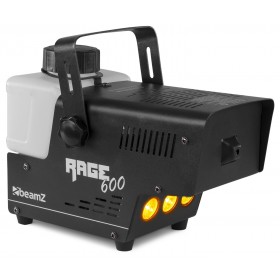 links voor - BeamZ Rage 600LED Rookmachine met amber leds en draadloze afstandsbediening