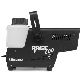 links - BeamZ Rage 600LED Rookmachine met amber leds en draadloze afstandsbediening