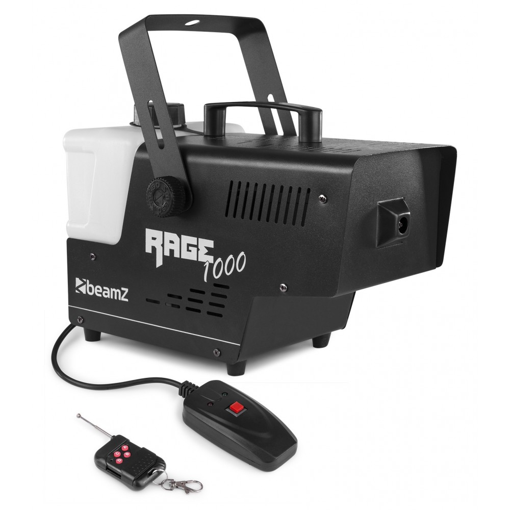 pakket - BeamZ Rage1000 Rookmachine met Draadloze afstandsbediening